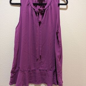 Women's Purple Sleeveless Top